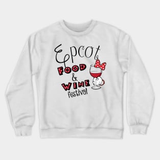 Epcot Food and Wine Festival Minnie Mouse Crewneck Sweatshirt